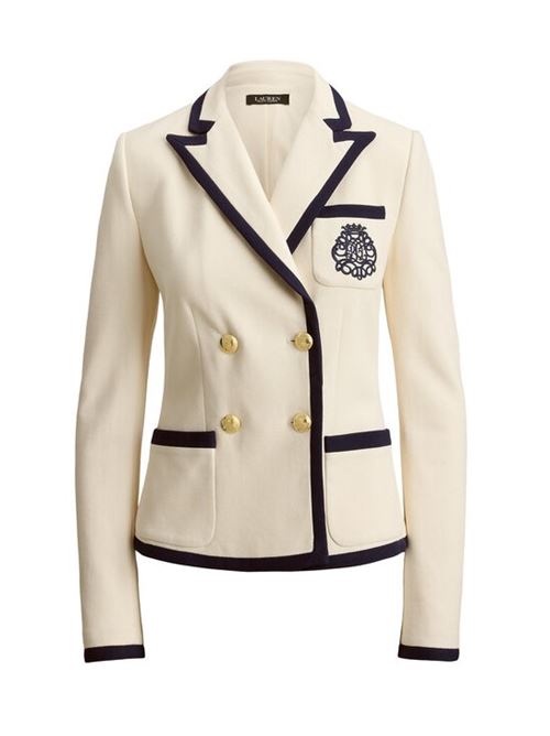 200p09081001 LAUREN RALPH LAUREN | KNIT-BLAZER.MASCARPONE